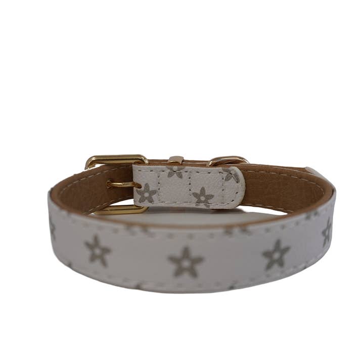 BARK by DOG - Wholesale Pet Collar - Dog - Tropez White Luxury Collar