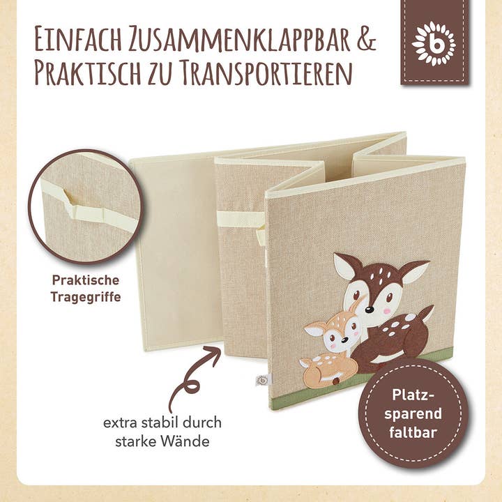 Bieco Spielwaren - Wholesale Toy Storage Box - Kids & Baby - Storage box deer