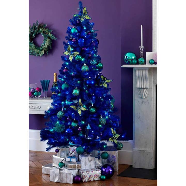 Perfect Holiday - Wholesale Artificial Christmas Tree - 6' Blue Canadian Pine Christmas Tree with Metal Stand1