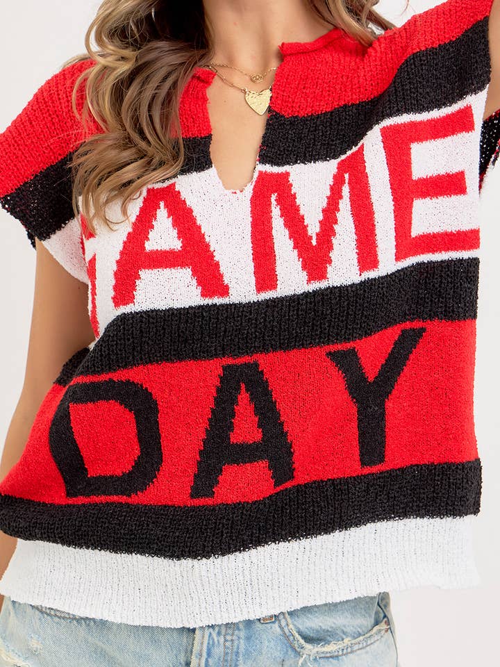 Sweet Lovely by Jen - Wholesale Knit Top - Women's - GAME DAY PERFECT FOR SHOWING OFF YOUR TEAM SPIRIT IN STYLE 12