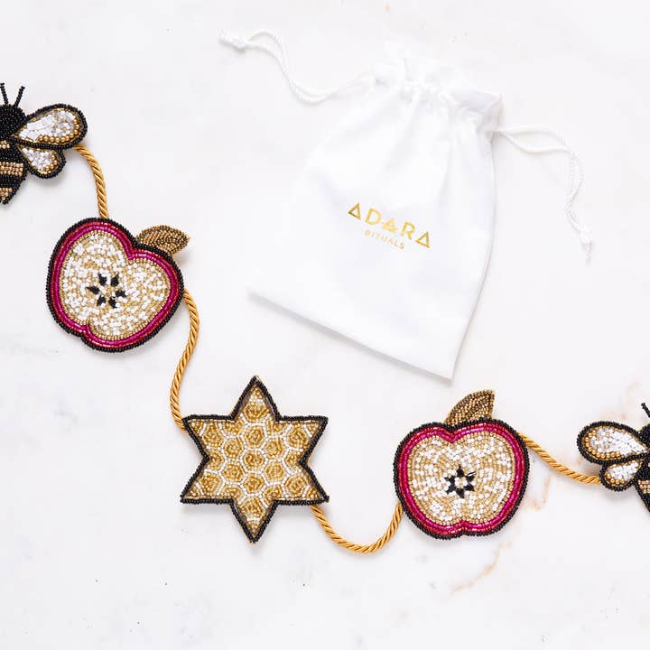 Devra Apples & Honey Beaded Garland for wholesale by Adara Rituals