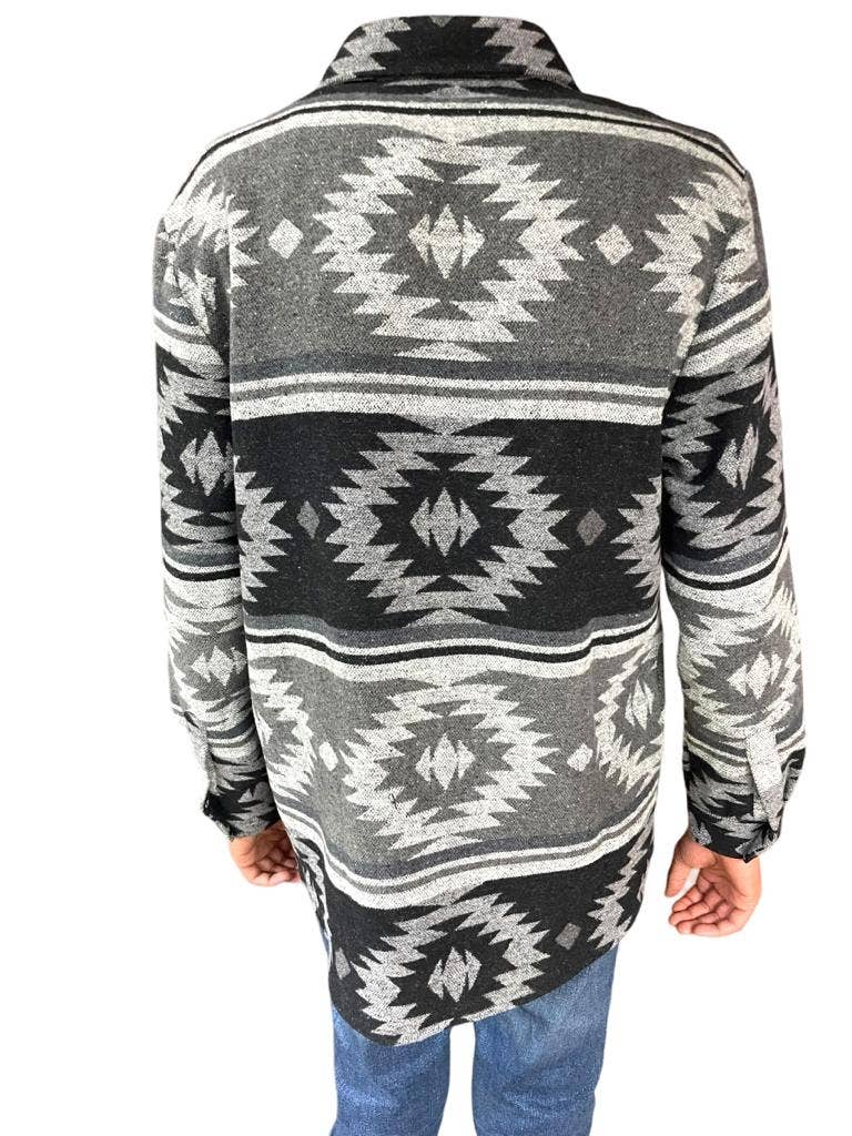 Nativo - Wholesale Button Down Shirt - Men's - SW01 - Button up Sweater Shirt1