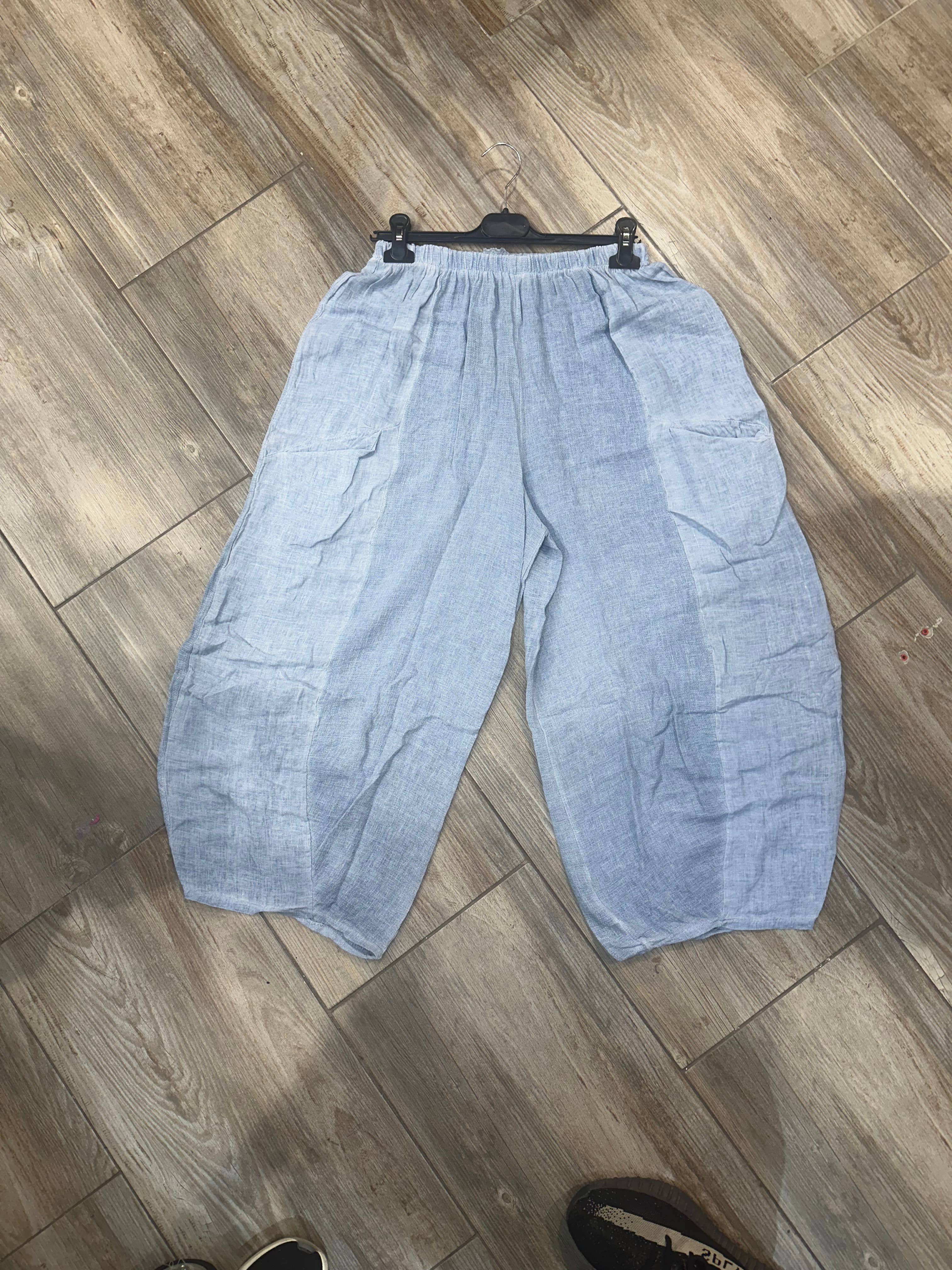 LÉA & LUC - Wholesale Pants - Women's - 100% Linen Trousers REF. 95304