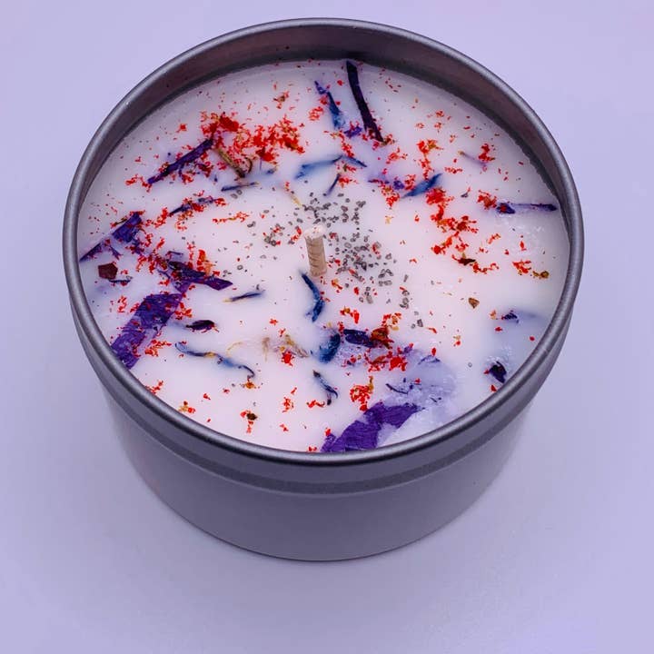 Bet's Bars - Wholesale Travel Candles - Botanical Sprinkled Soy Wax Candles12