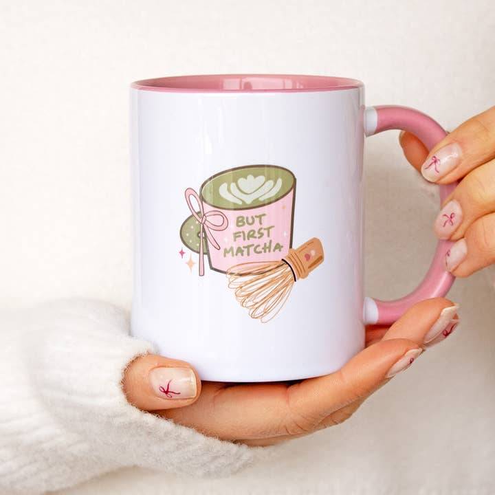 But First Matcha Mug for wholesale by TreatBox