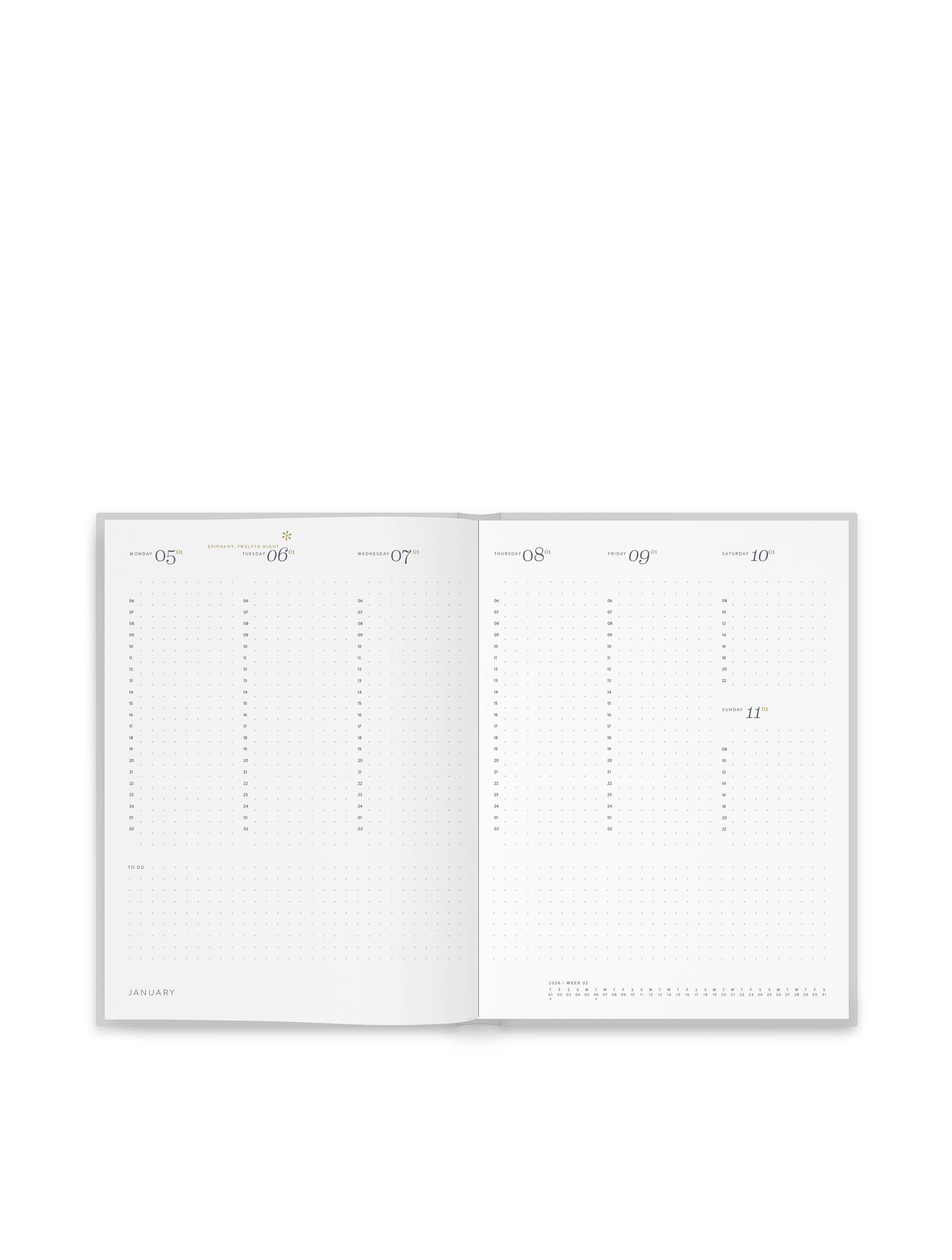 Tinne Mia - Vente Journal intime - Agenda B5 2026 • 12 mois • blush citron - Crédit Mixte FSC2