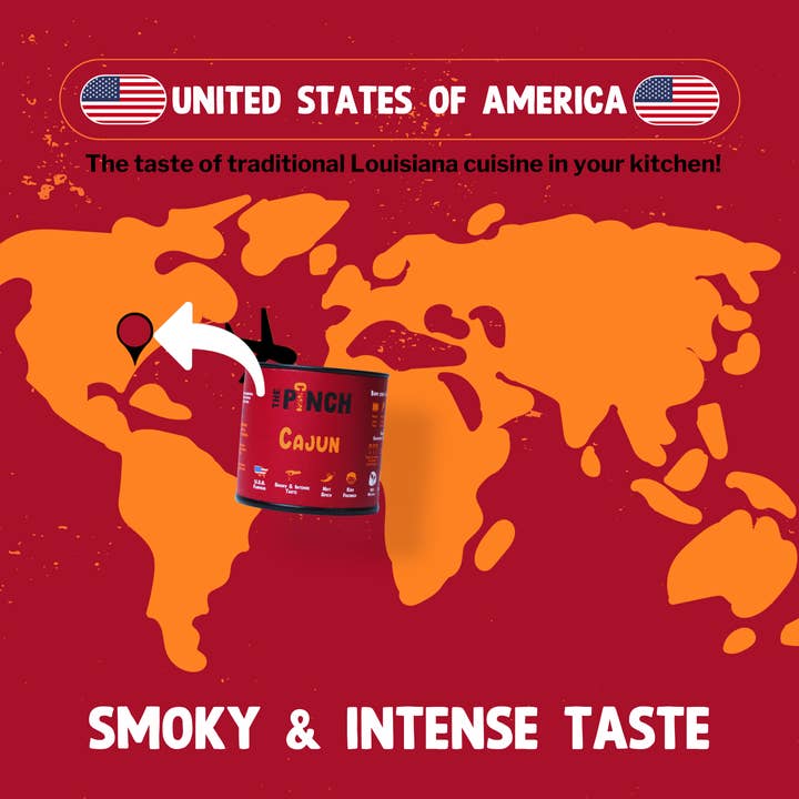 The Pinch - World Spice Blends - Wholesale Dried spice mix - Cajun - 45g7