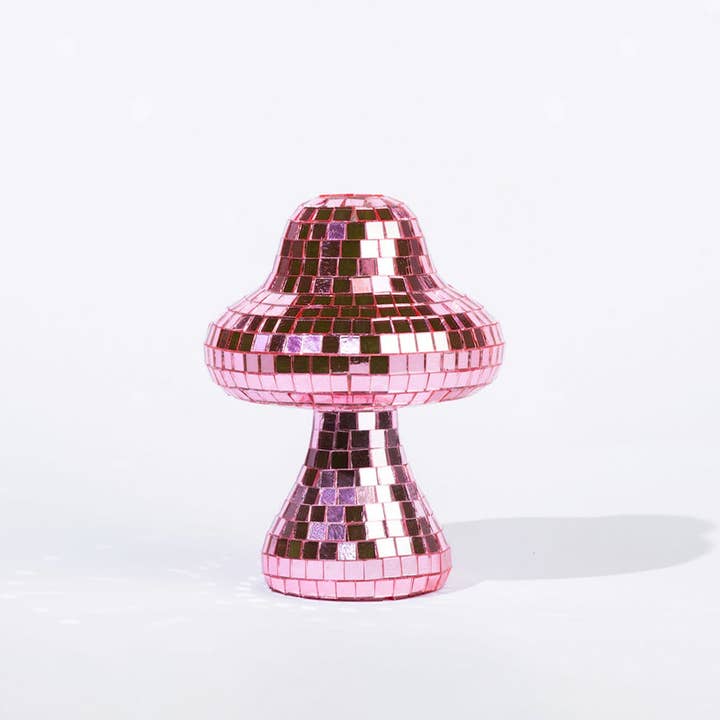 Mushroom Disco Vase - Pink for wholesale by Filtrum Home