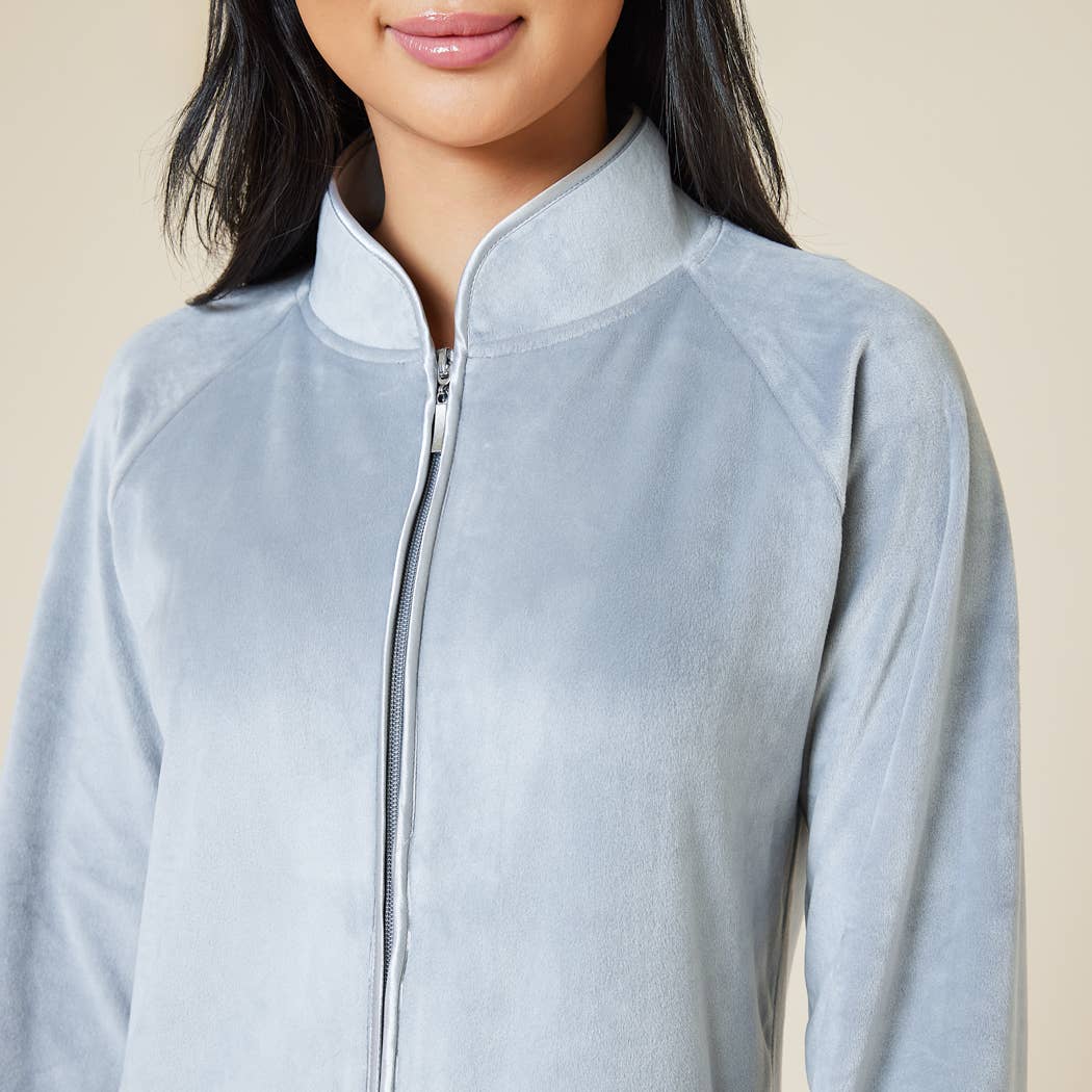 Softies - Wholesale Robe - Women's - Women's Serenity Zip Robe with Standup Mandarin Collar1