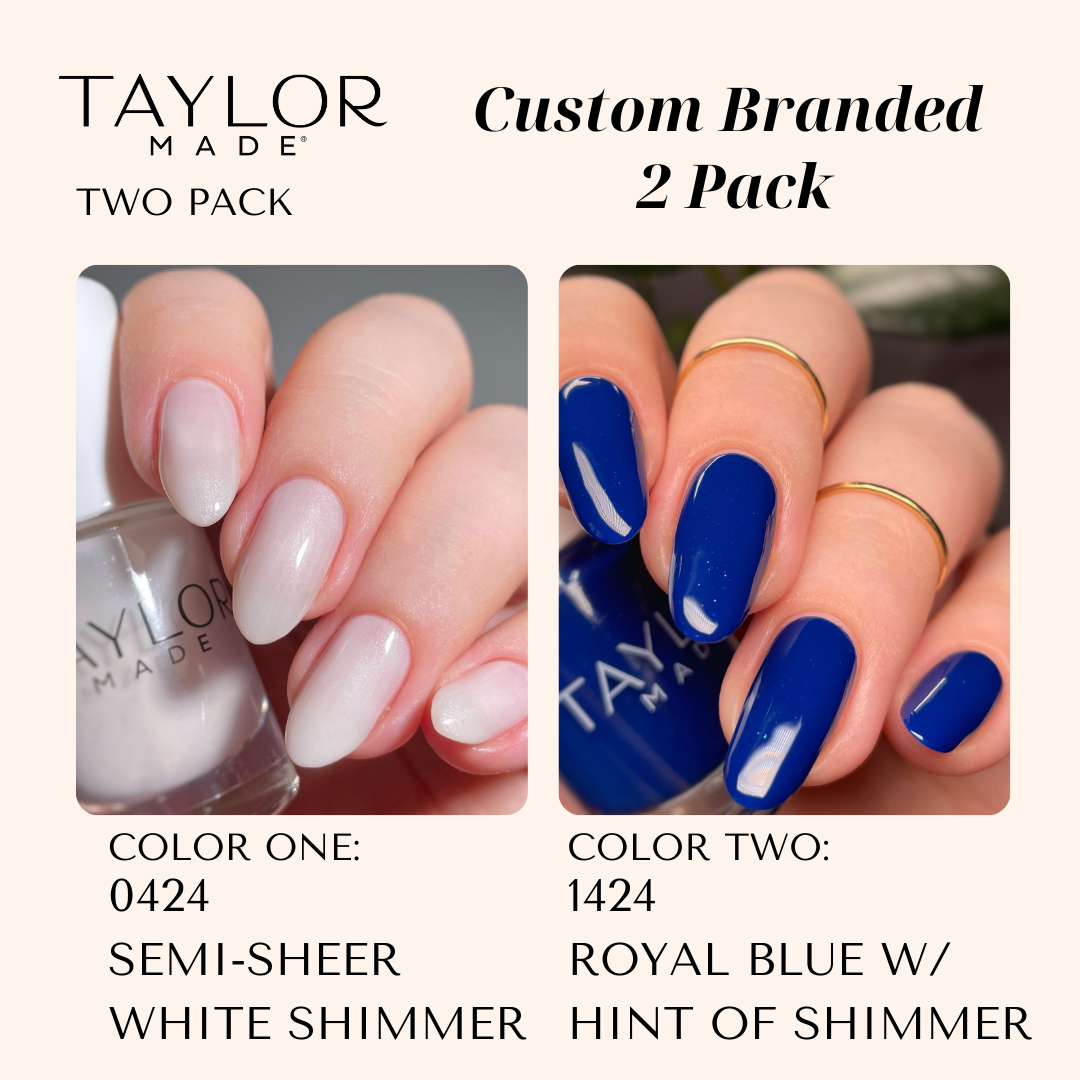 Taylor Made Polish – wholesale Nail polish – Custom Nail Polish: 2 Pack Long-wearing + Vegan + Non-toxic214