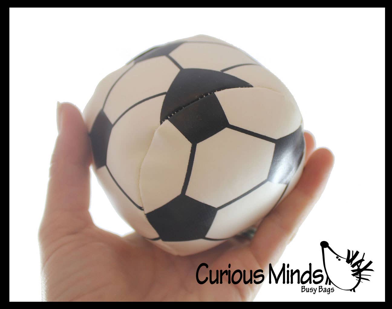 Curious Minds Toys - Wholesale Sports Ball - Kids - 1 Plush 4" Soccer Ball Style Kick Balls Sports