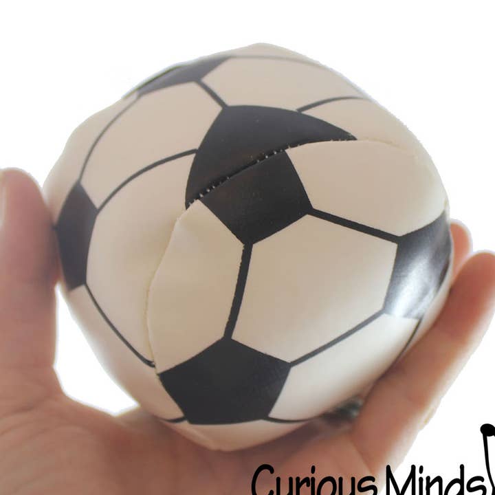 Curious Minds Toys - Wholesale Sports Ball - Kids - 1 Plush 4" Soccer Ball Style Kick Balls Sports0