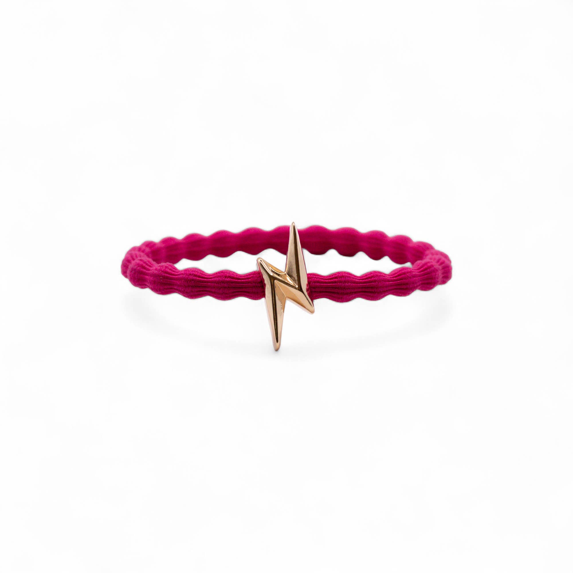 Last True Angel – wholesale Hair tie – Wave Hair Tie with Gold Bolt Charm (Various Colours)3