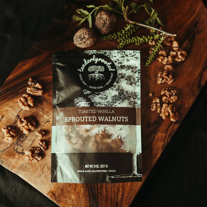 Tenderlyrooted - Wholesale Nuts - 8 oz Toasted Vanilla Bag1