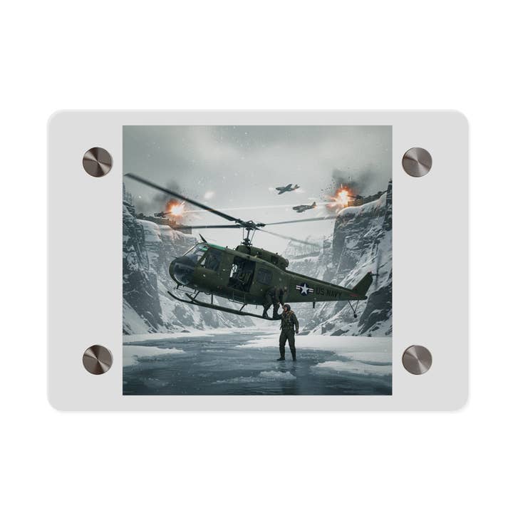 Panel de arte mural acrílico - Misión de rescate del ataque de Majon-ni y Samdong-ni - Guerra de Corea para venta al por mayor de MIP