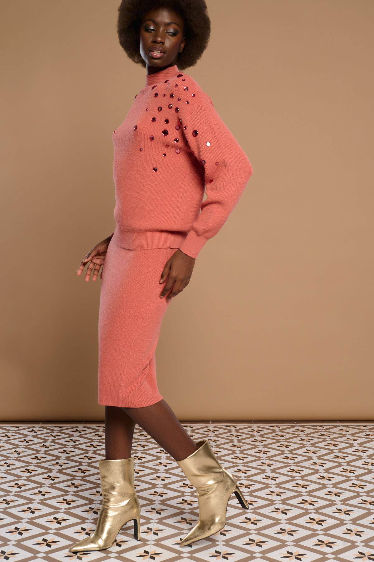 Rose GRISELDA SKIRT for wholesale on Faire1