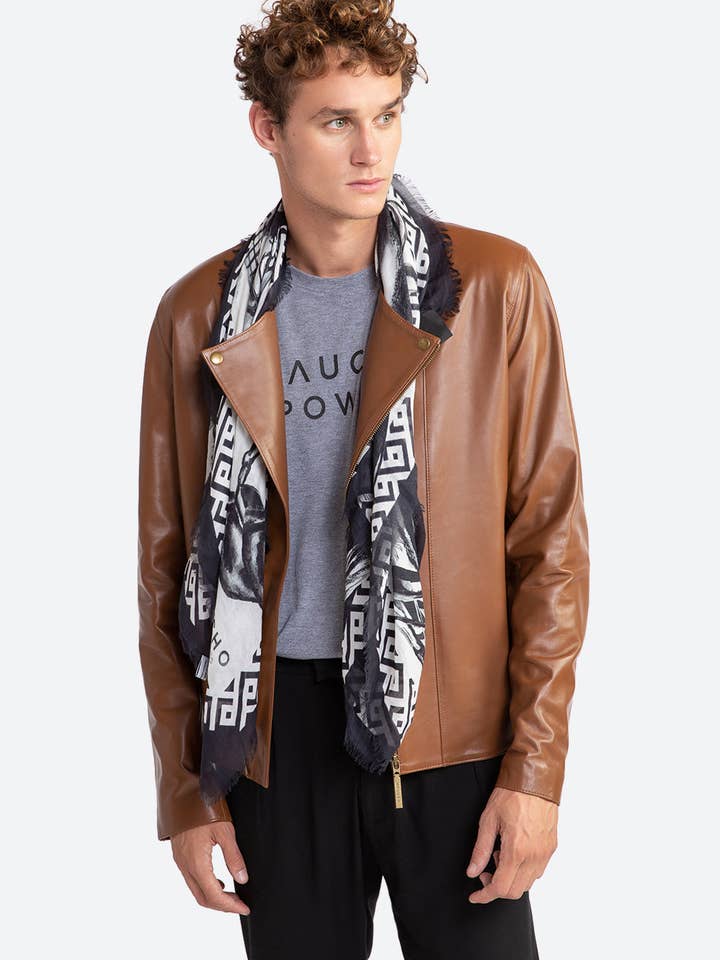 Cachecol Rural em Cinzento por atacado de Gaucho - Buenos Aires