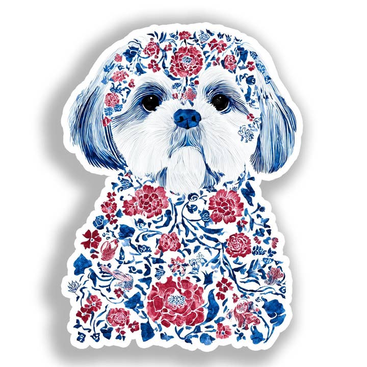 Shih Tzu Dog Decal Sticker # A019152 for wholesale by Yoonek Graphics
