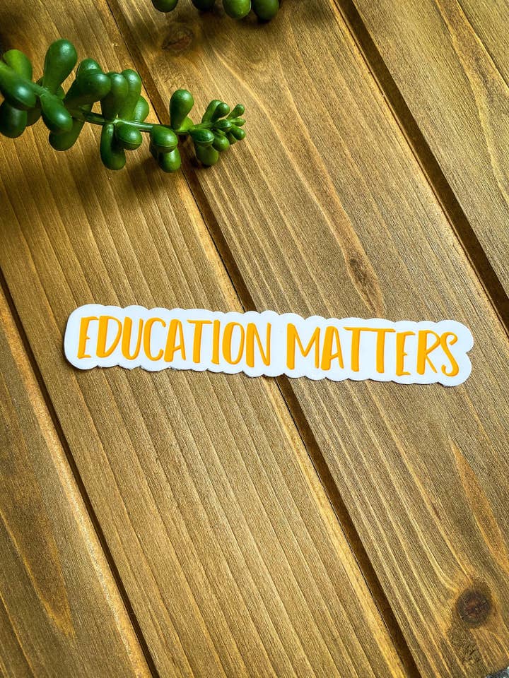 Pegatina La educación importa para venta al por mayor de Bizzy Bee Decals