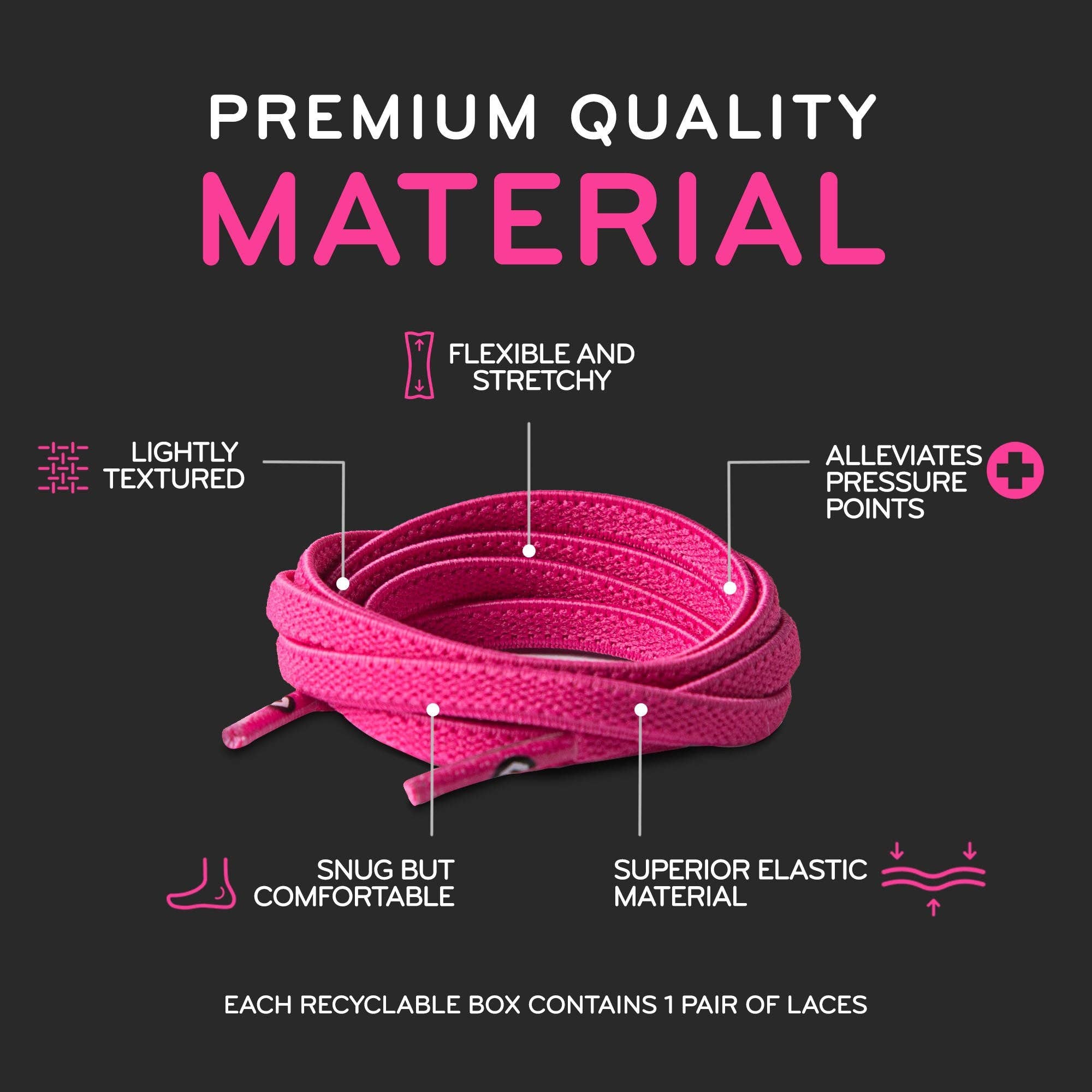 The Original Stretchlace - Vendita all'ingrosso Lacci per scarpe - Unisex - Lacci per scarpe elastici piatti59