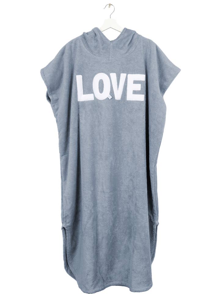 Beach Poncho - Ashley Blue - LOVE for wholesale by BYRH BAGS