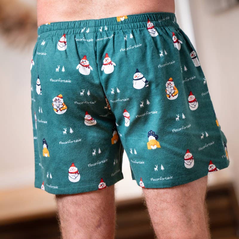 Green Floconfortable - Men's Night Shorts, Boxers for wholesale on Faire1