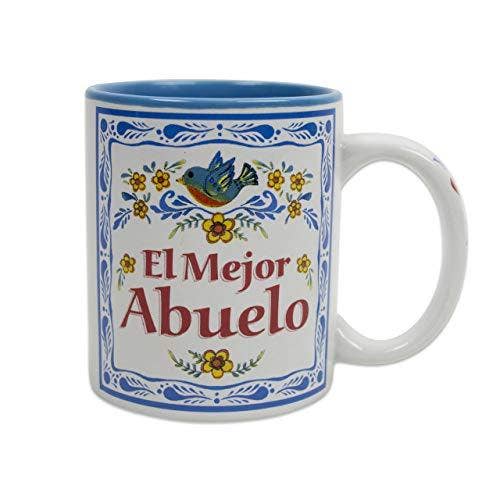 European Heritage Gifts - Wholesale Coffee Mug - El Mejor Abuelo Design Color Ceramic Coffee Mug by E.H.G