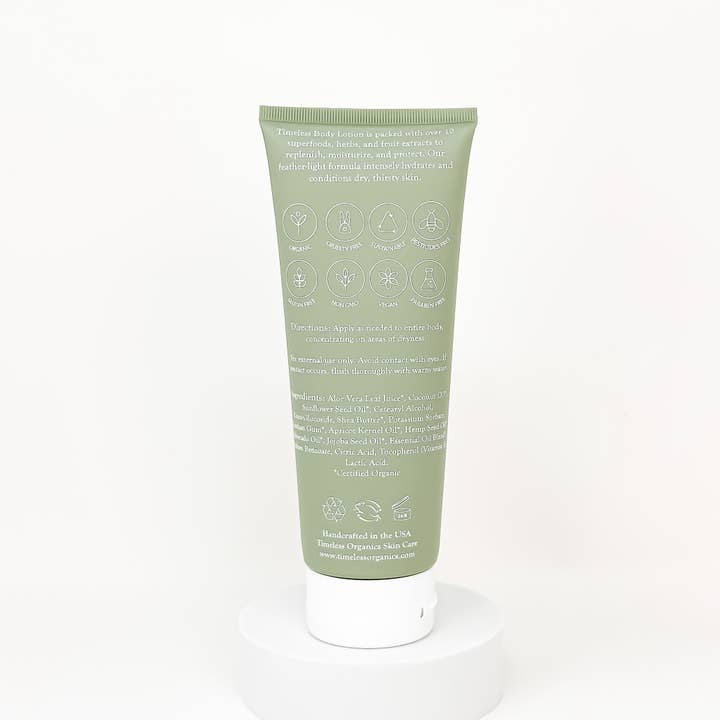 Timeless Organics Skin Care - Wholesale Body Cream/Lotion - Timeless Body Lotion