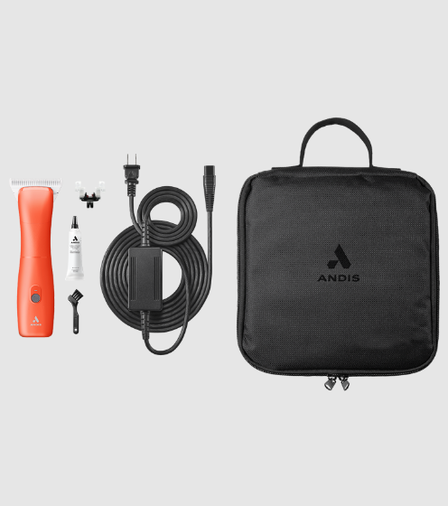 Pet Palette Distribution - Wholesale Pet Grooming Tool - Dog - Andis RDLC-1-eMERGE Clipper w/ 30W Wide Blade - Orange4