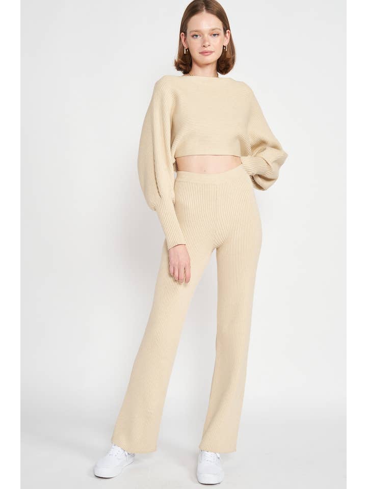 Emory Park - Wholesale Knit Sweater - Women's - DOLMAN SLEEVE CROPPED SWEATER8