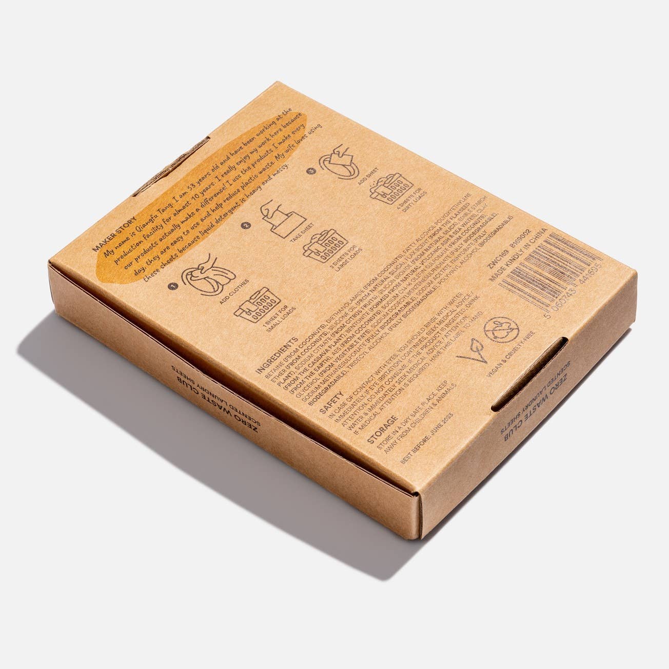 Re:gn - Wholesale Laundry Detergent Powder/Pods - Zero Waste Club Laundry Detergent Sheets - Pack of 64 (Plastic Free)6