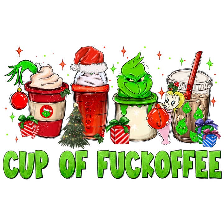 Cup of Fuckoffee DTF Print for wholesale by ROTD Crafter's Corner