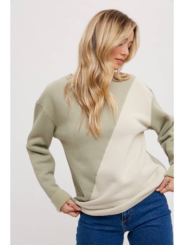 Bluivy - Vendita all'ingrosso Felpa - Donna - FELPE COLOR BLOCK13