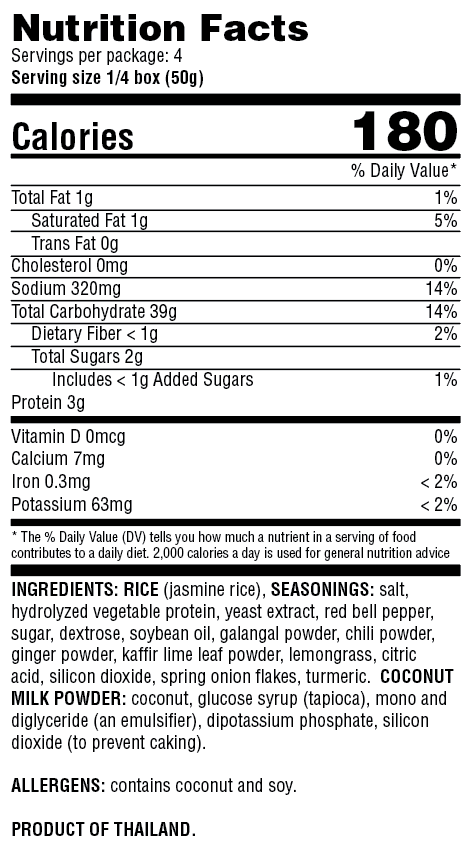 Andre Prost Inc. - Wholesale Rice - A Taste of Thai-Coconut Ginger Rice3