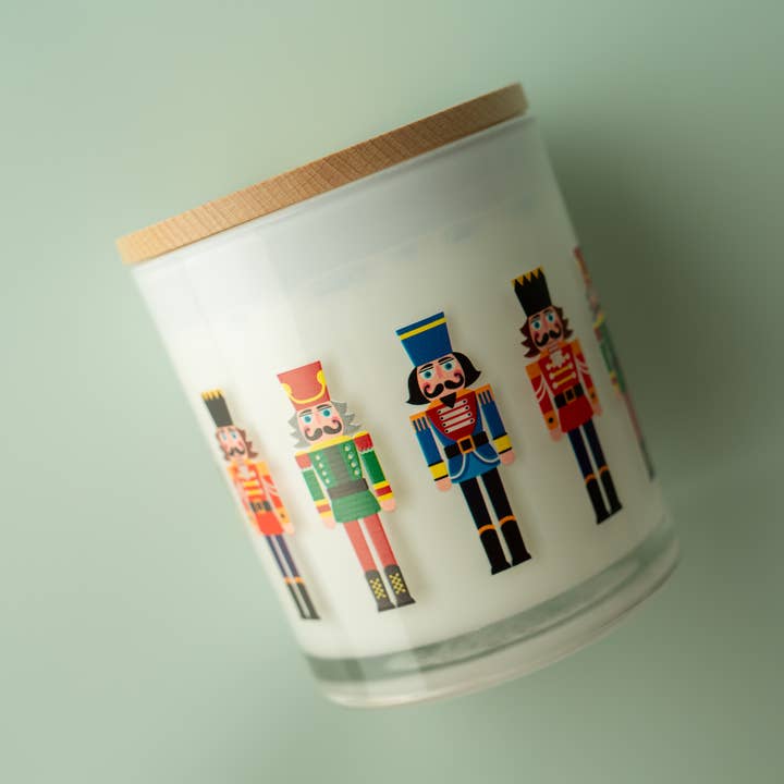 Unplug Soy Candles - Wholesale Jar/Filled Candle - Nutcracker Holiday Christmas Soy Candle1
