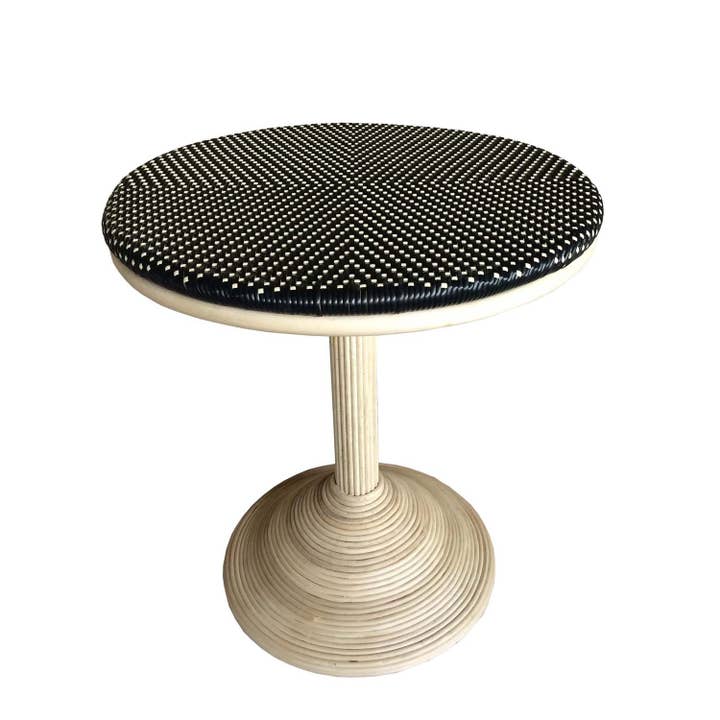 Padma's Plantation – wholesale Trädgårdsbord – French Bistro Matbord - Svart/Beige