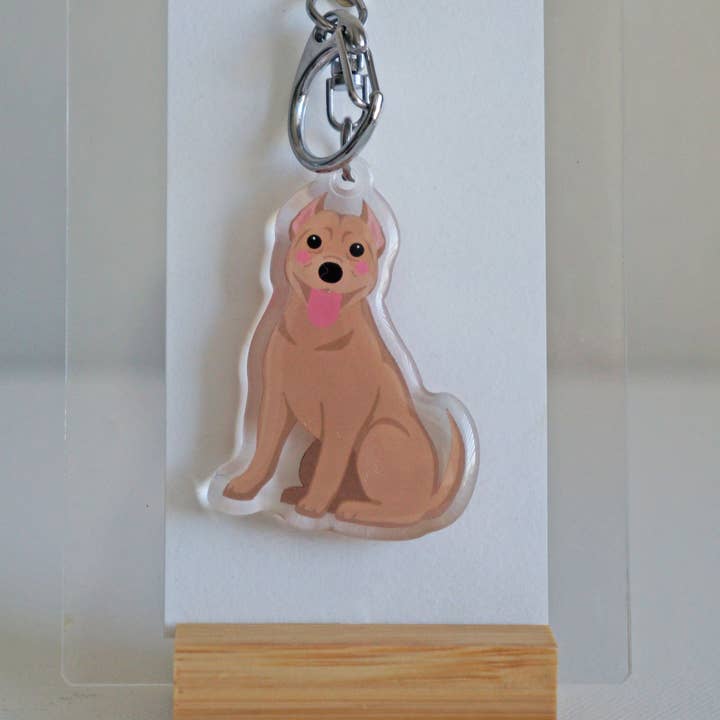 kiwi & WILLOW - Wholesale Keychain - Unisex - Pitbull Epoxy Keychain4