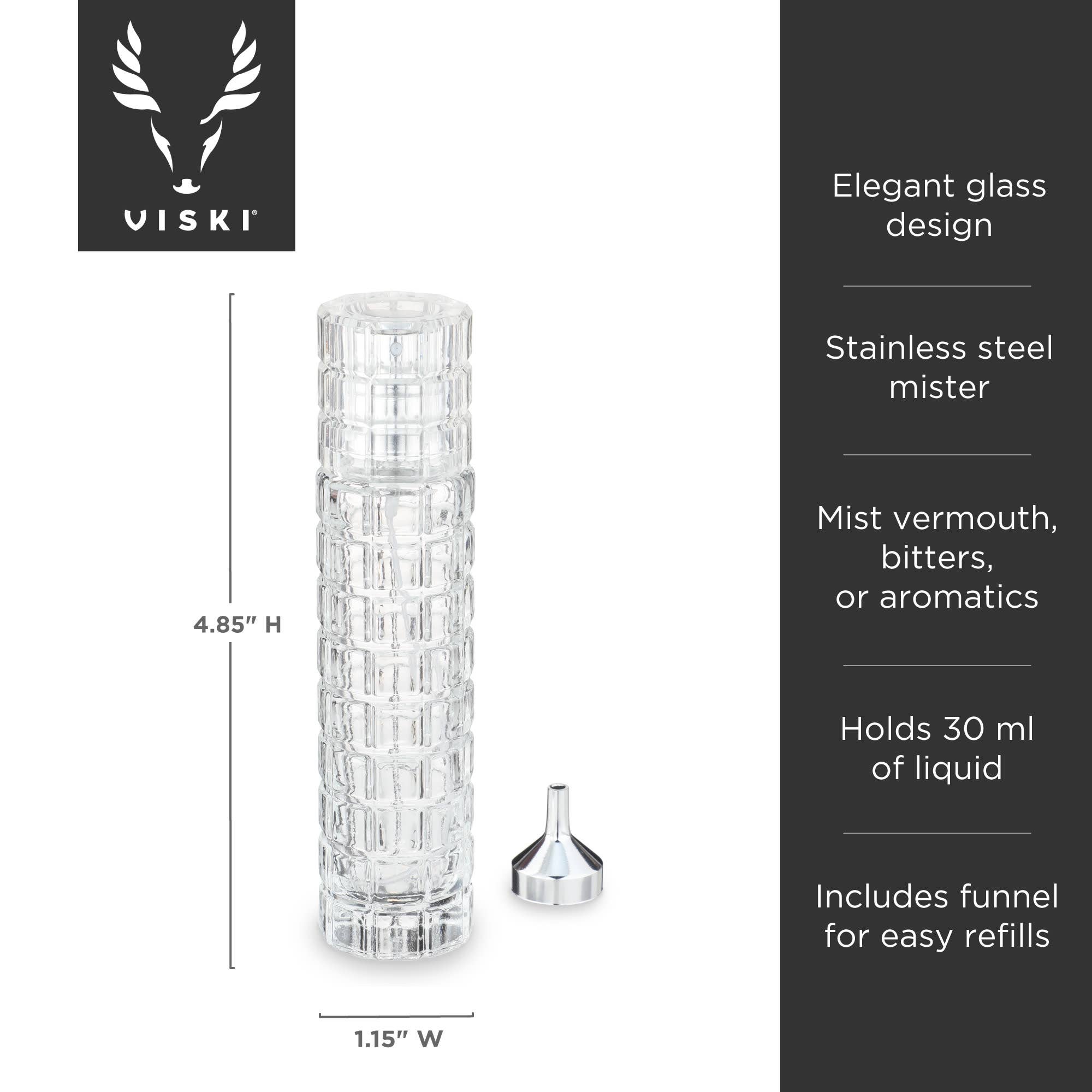 Viski - Wholesale Cocktail Shaker - Crystal Cocktail Atomizer Spray Bottle6