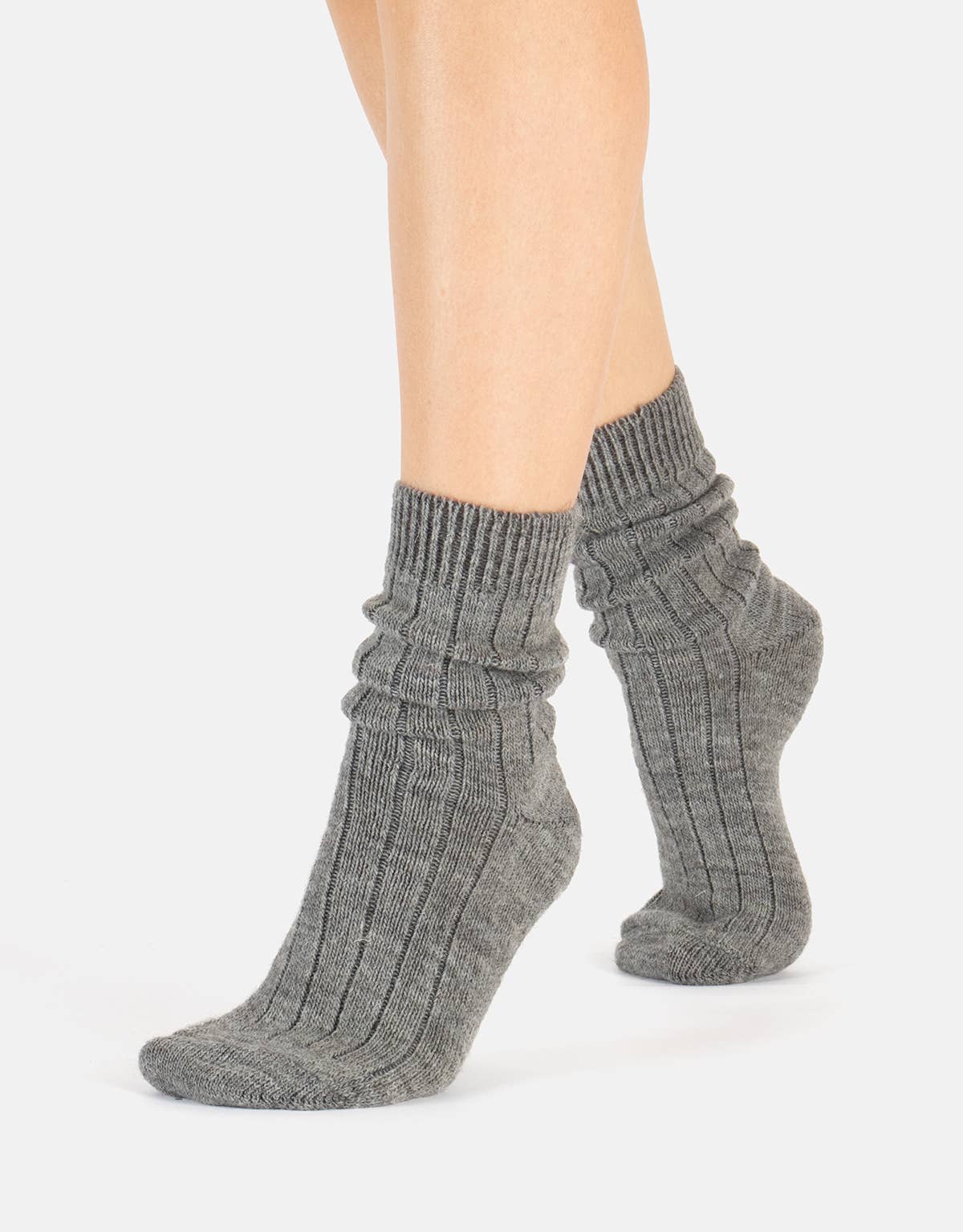 Cette – wholesale Strumpor - Dam – Alpackaullsockor med ribbat mönster, vinterstrumpor5