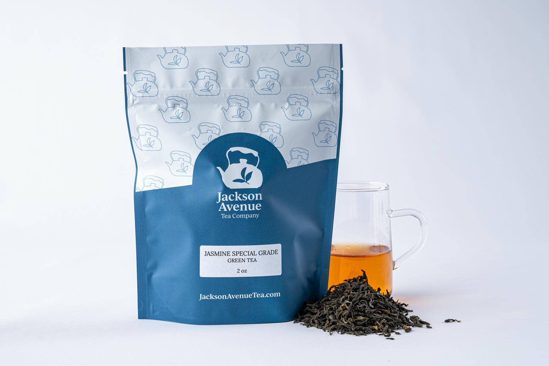 Jackson Avenue Tea Co - Wholesale Loose Tea - Jasmine Special Grade Green Loose Leaf Tea1