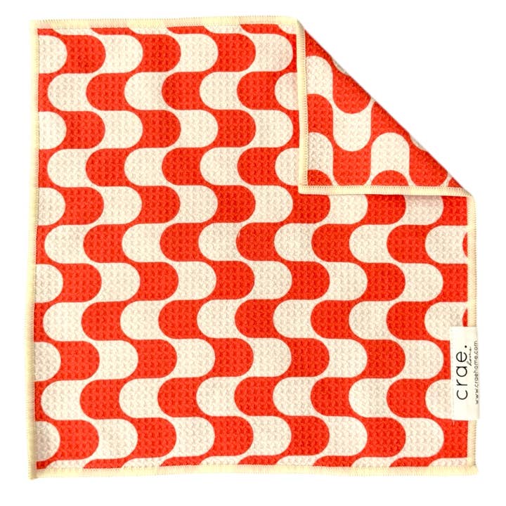 Orange Cream Jive: Double-Sided Washcloth for wholesale on Faire