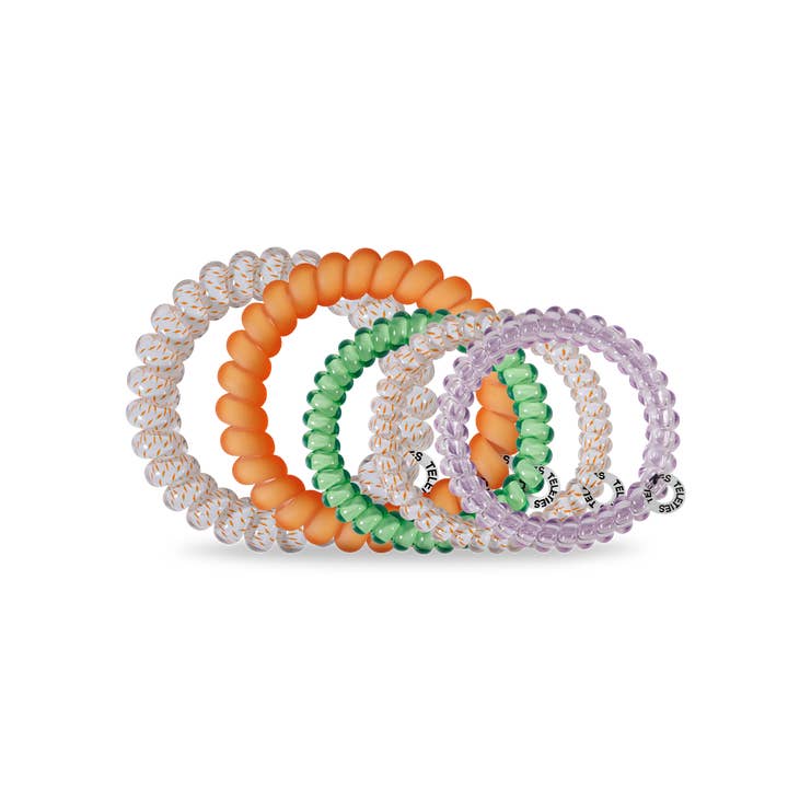 TELETIES - Wholesale Hair Tie - Spiral Hair Coil | Mix Pack | Hoppy Days!1