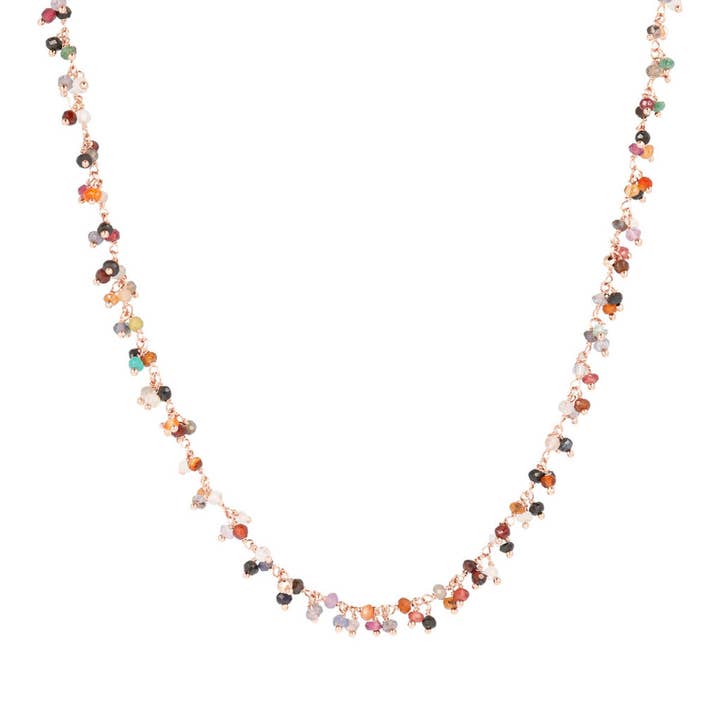 Natural Stone Pendant Necklace for wholesale by Bronzallure