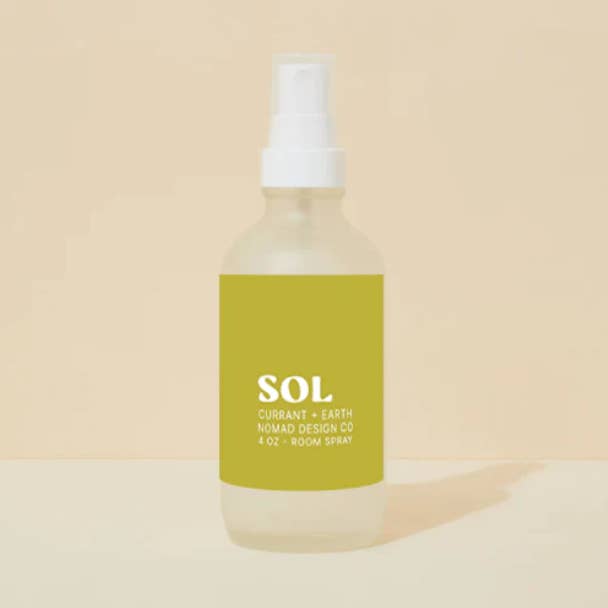 Spray d'ambiance Sol, 4 oz pour la vente par Nomad Design Co