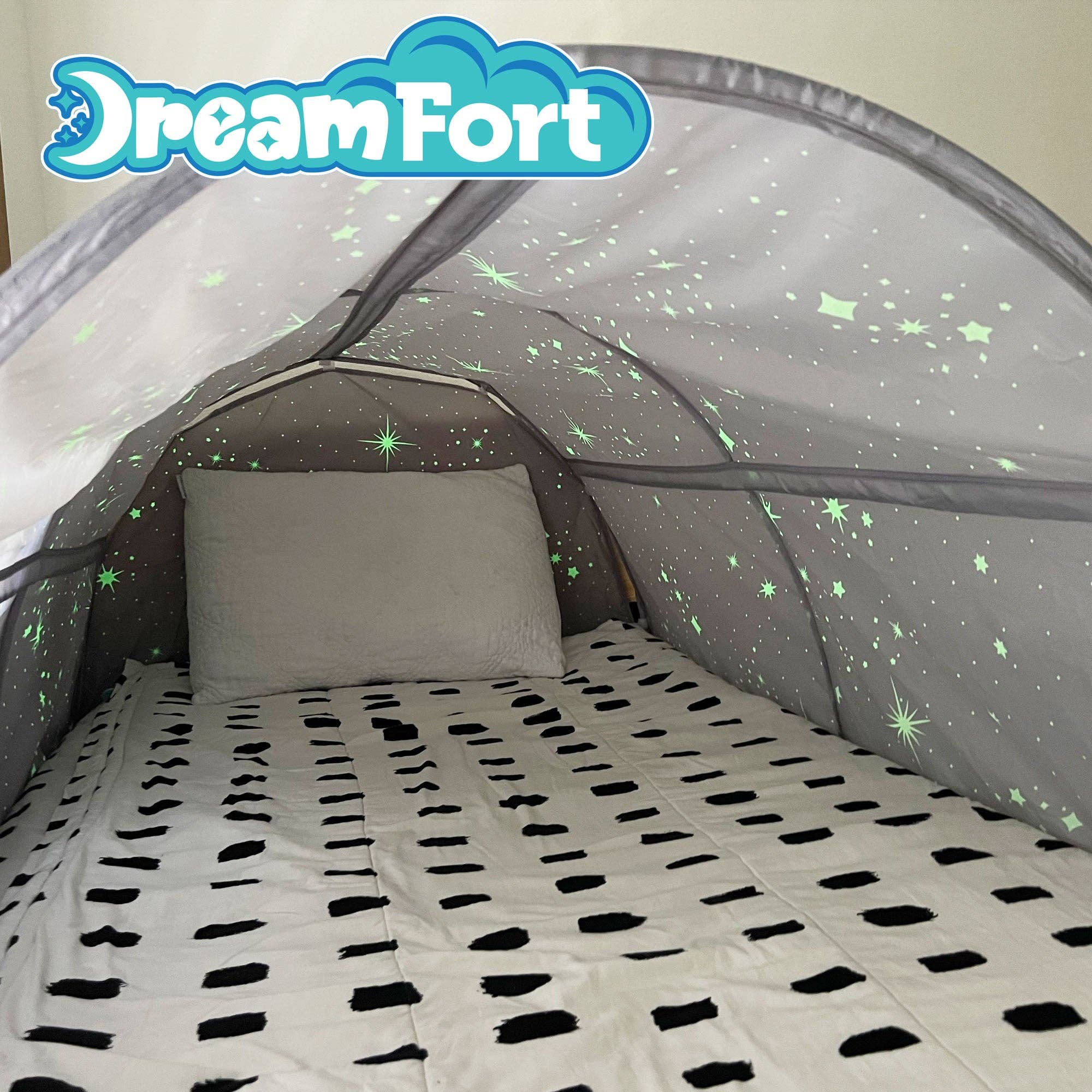 AirFort - Vente Tente – enfant - Le DreamFort Original - Avec des étoiles phosphorescentes !8