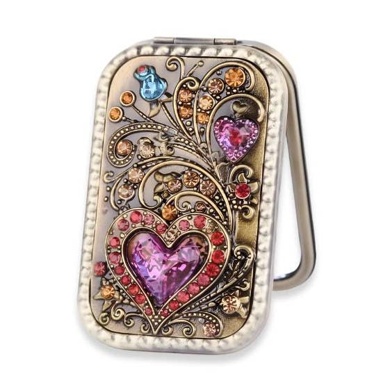 Compact Mirror - Heart for wholesale by Original Source
