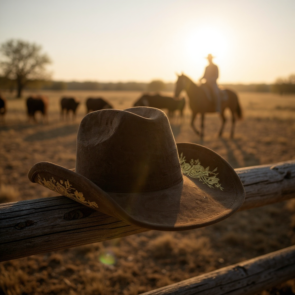Wild Indigo - Vendita all'ingrosso Cappello da cowboy - Donna - Cappello da Cowgirl Desert Bloom Ricamato Western – Intrecciato2