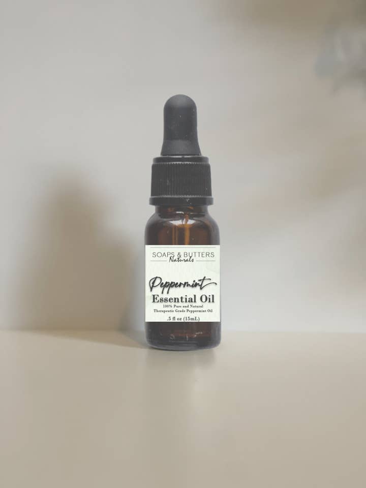 Olio di menta piperita puro al 100% per la vendita all'ingrosso da parte di Soaps and Butters