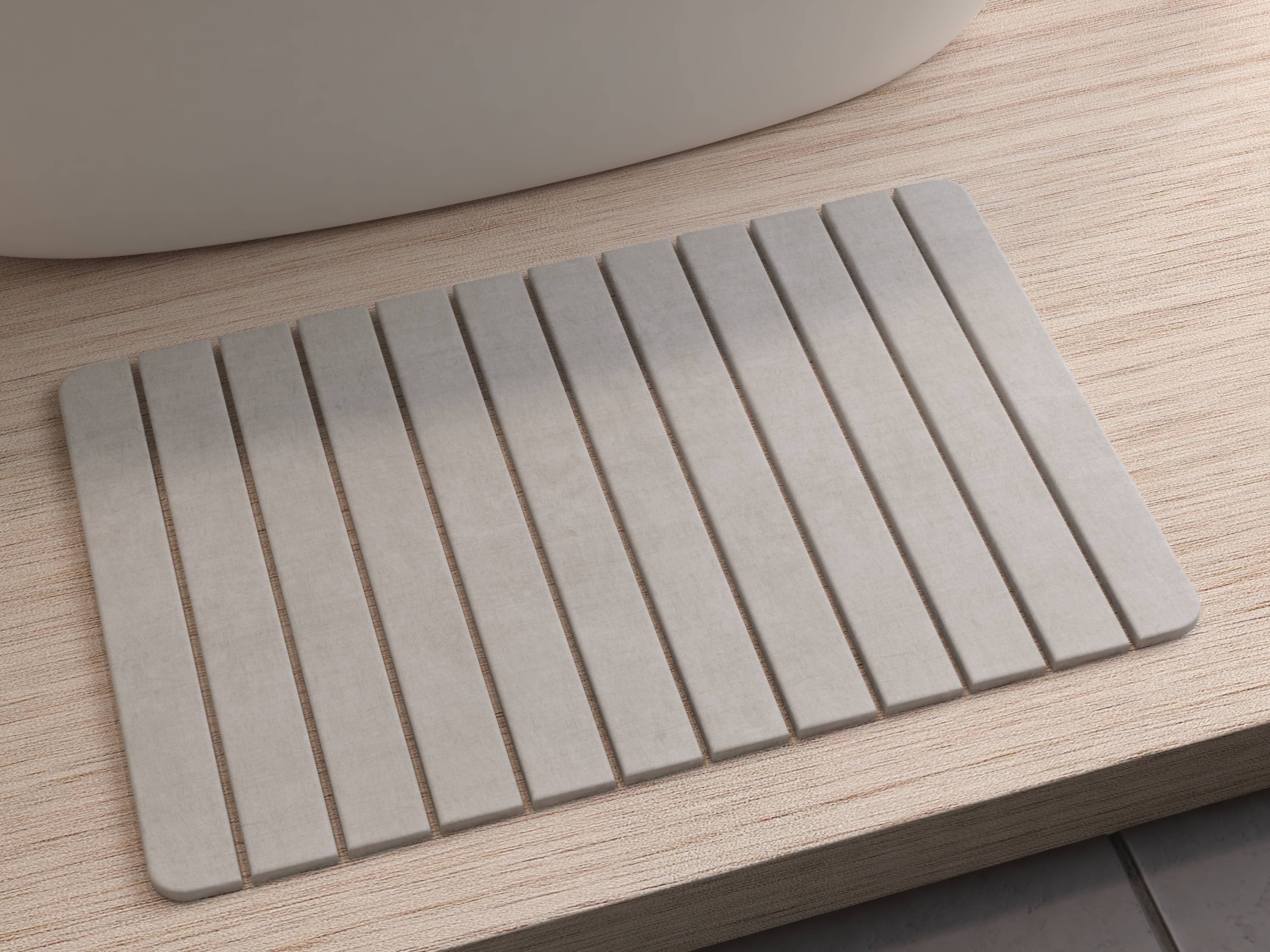 2626 Designs - Wholesale Bath Mat - Diatomite Quick-Dry Stone 34" x 21" Large Bath Mat4