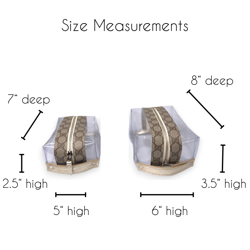 Beaudin Wholesale - Wholesale Pouch - Women's - Taylor Travel Pouch In VinylVogue | Upcycled GG2